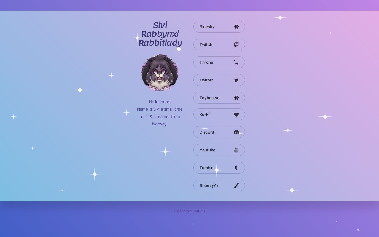 Carrd profile picture for @sivi